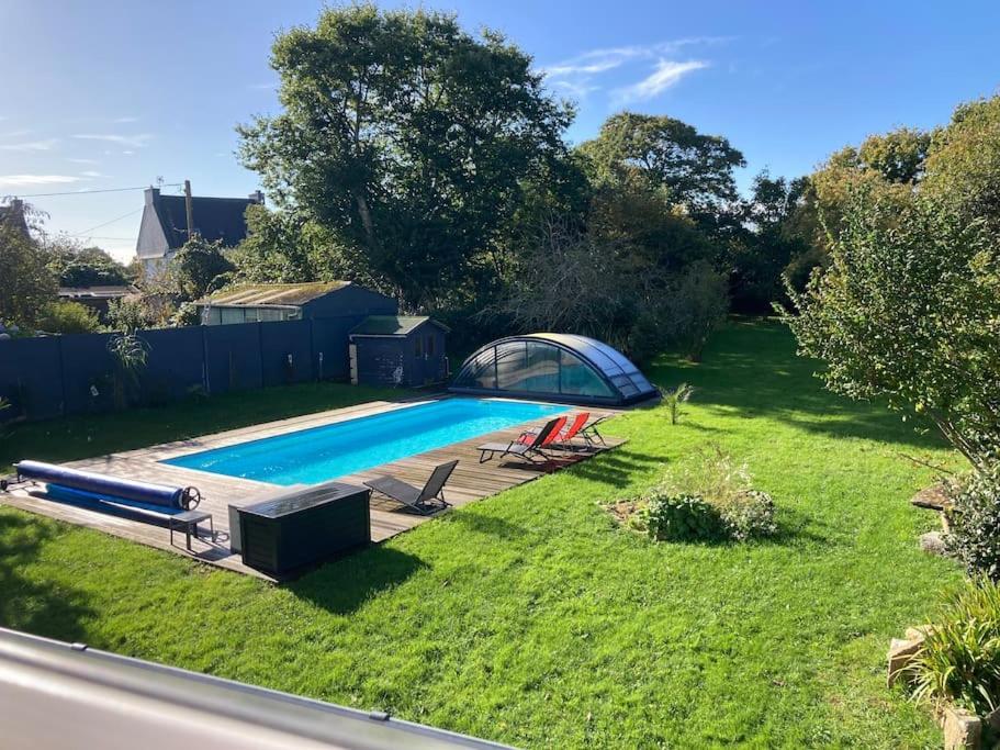 Le Gite Marie-Galante : Belle Maison D'Hotes Avec Acces Piscine En Ete Lanmeur Eksteriør bilde